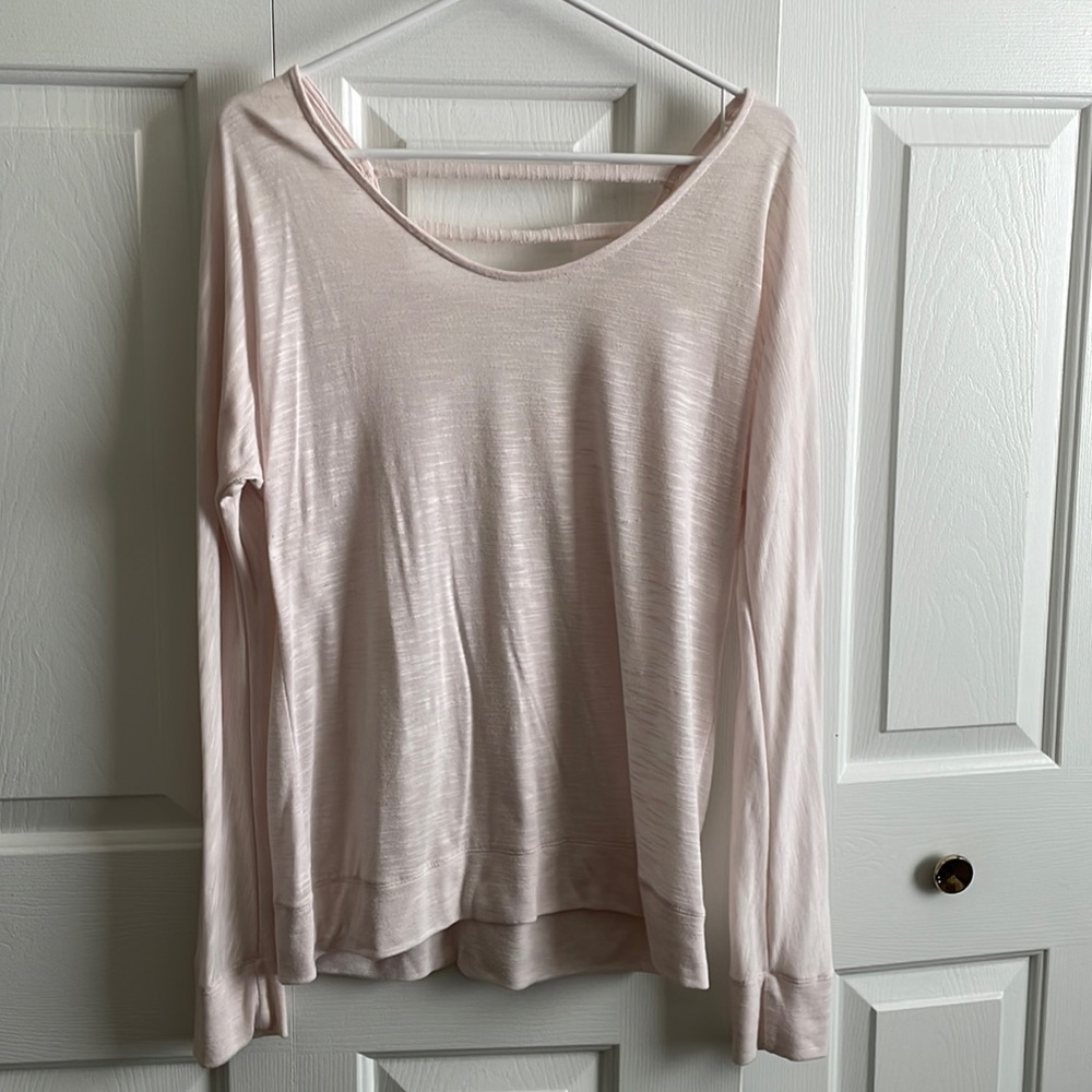 Balance Collection- See Trough Long Sleeve Top